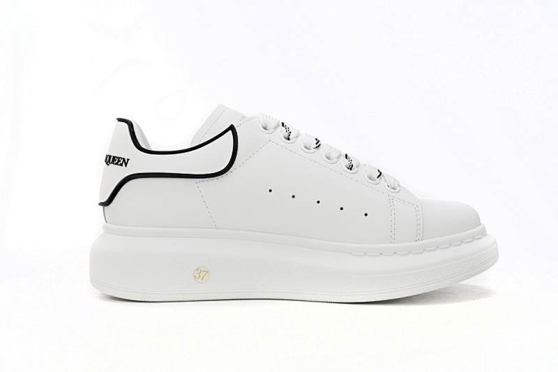 【CH1AP】白胶 麦昆头层皮女神专属夏季小白鞋 Alexander McQueen Sneaker White Glue