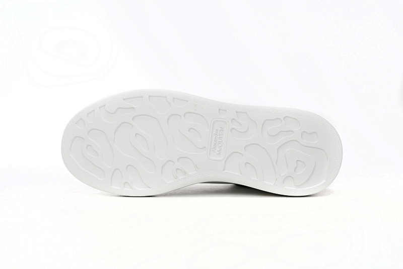 【CH1AP】银尾 麦昆头层皮女神专属夏季小白鞋 Alexander McQueen Sneaker Silver Tail