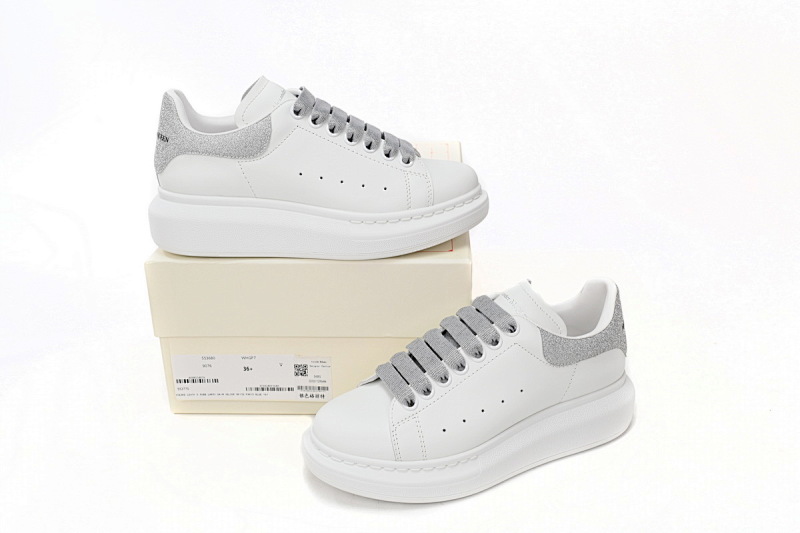 【CH1AP】散钻 麦昆头层皮女神专属夏季小白鞋 Alexander McQueen Sneaker Loose Drilling