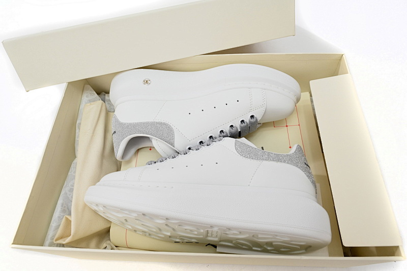 【CH1AP】散钻 麦昆头层皮女神专属夏季小白鞋 Alexander McQueen Sneaker Loose Drilling