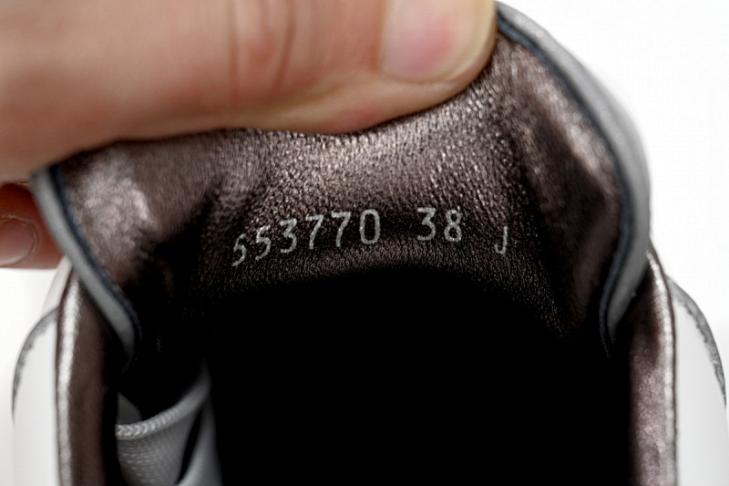 【CH1AP】3M银边 麦昆头层皮女神专属夏季小白鞋 Alexander McQueen Sneaker 3M Silver Edge