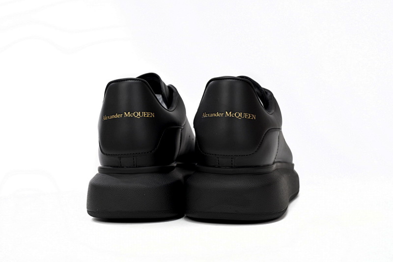 【CH1AP】全黑 麦昆头层皮女神专属夏季小白鞋 Alexander McQueen Sneaker Black
