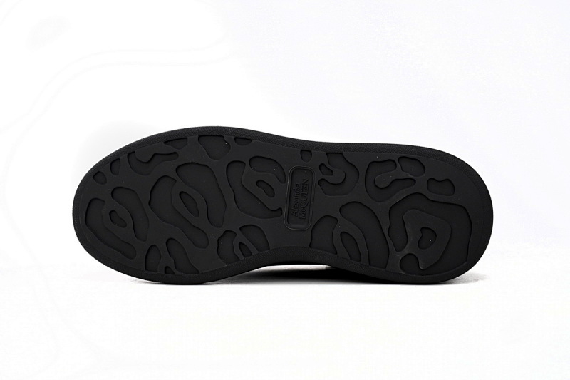 【CH1AP】全黑 麦昆头层皮女神专属夏季小白鞋 Alexander McQueen Sneaker Black