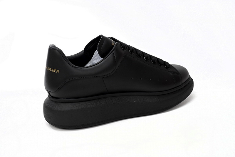 【CH1AP】全黑 麦昆头层皮女神专属夏季小白鞋 Alexander McQueen Sneaker Black