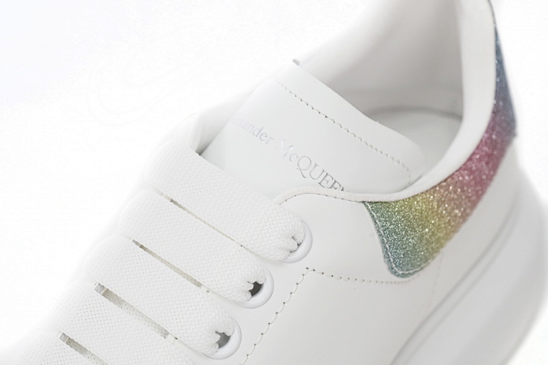 【CH1AP】彩钻 麦昆头层皮女神专属夏季小白鞋 Alexander McQueen Sneaker Color Diamond
