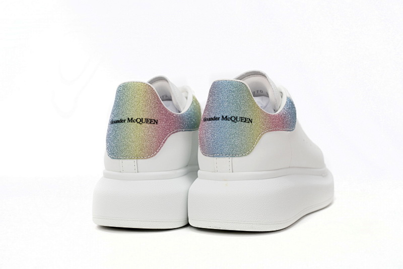 【CH1AP】彩钻 麦昆头层皮女神专属夏季小白鞋 Alexander McQueen Sneaker Color Diamond