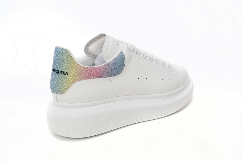 【CH1AP】彩钻 麦昆头层皮女神专属夏季小白鞋 Alexander McQueen Sneaker Color Diamond