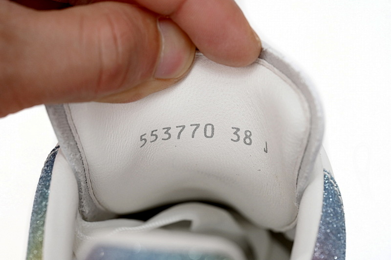 【CH1AP】彩钻 麦昆头层皮女神专属夏季小白鞋 Alexander McQueen Sneaker Color Diamond