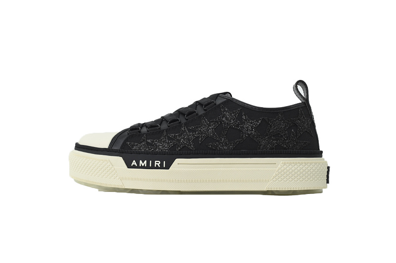yupoo_300085_0792fd06.jpg 【DA7GZ】黑色亮片 骨头格力特 时尚休闲鞋 AMIRI Stars Court Diamond Black glitter