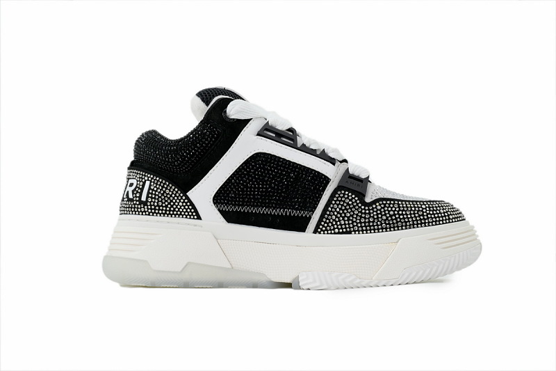 【DA0GZ】钻黑白 骨头面包鞋 时尚休闲鞋 AMIRI Diamond Black White