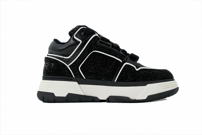 【DA0GZ】钻全黑 骨头面包鞋 时尚休闲鞋 AMIRI Diamond All Black