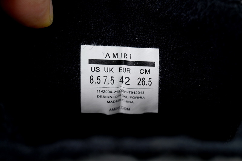 【DA0GZ】钻全黑 骨头面包鞋 时尚休闲鞋 AMIRI Diamond All Black