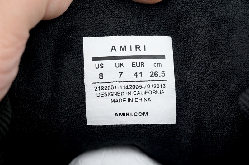 【DA0AP】黑钻 骨头面包鞋 时尚休闲鞋 AMIRI Vlack Diamond