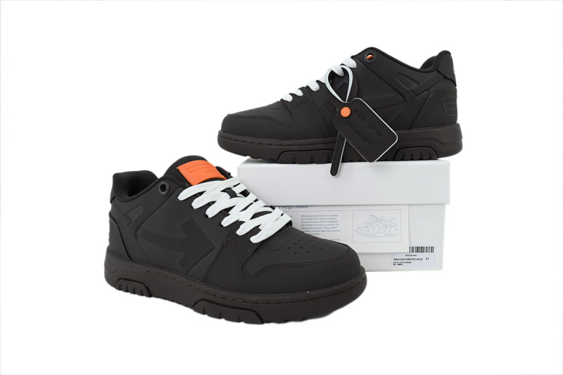 【CP0MI】巧克力棕 OFFWHITE低帮运动鞋 0MIA189S26 MAT0016G20 Off White Men's Brown Outward Molded Sneakers