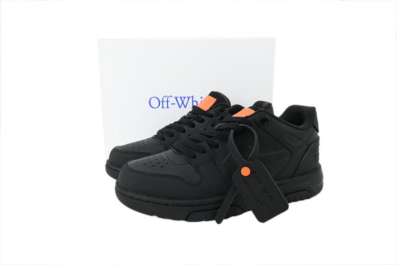 【CP0MI】黑橙 OFFWHITE低帮运动鞋 OMIA189S26 MAT0011020 Off White Men Black Out Of Office Molded Sneakers