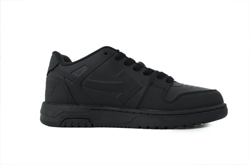 【CP0MI】黑橙 OFFWHITE低帮运动鞋 OMIA189S26 MAT0011020 Off White Men Black Out Of Office Molded Sneakers