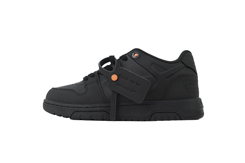 【CP0MI】黑橙 OFFWHITE低帮运动鞋 OMIA189S26 MAT0011020 Off White Men Black Out Of Office Molded Sneakers