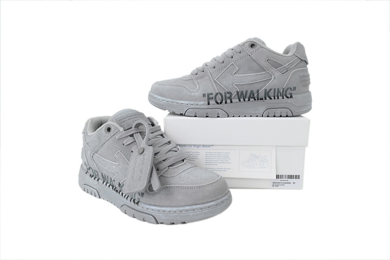 yupoo_300461_709df0b0.jpg 【CP0MI】深灰做旧 OFFWHITE低帮运动鞋 OMIA189F 25LEA 00B0907 Off-White Out Of Office 'For Walking Grey'