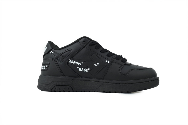 【CP0MI】黑色A OFFWHITE低帮运动鞋 OMIA189F 25LEA007 1001 FF-WHITE Out Of Black A