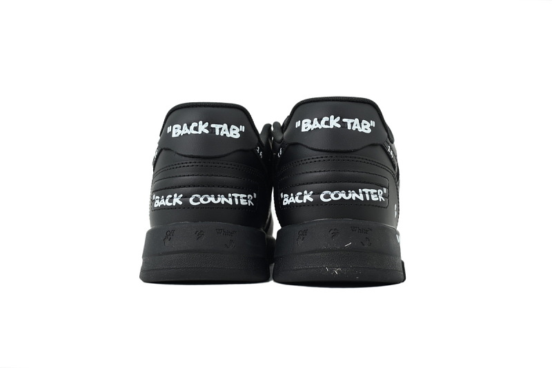 【CP0MI】黑色A OFFWHITE低帮运动鞋 OMIA189F 25LEA007 1001 FF-WHITE Out Of Black A