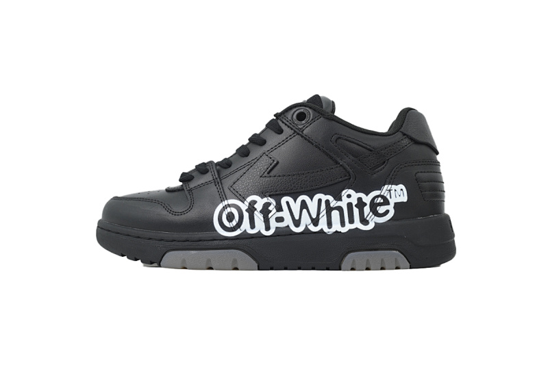 【CP0MI】黑色印花 OFFWHITE低帮运动鞋 OMIA189S 22LEA004 1001 FF-WHITE Out Of  Black Print