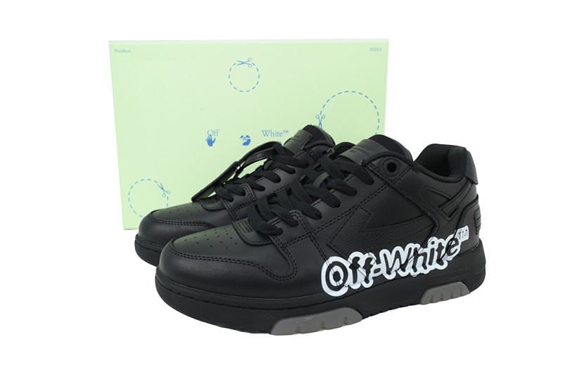 【CP0MI】黑色印花 OFFWHITE低帮运动鞋 OMIA189S 22LEA004 1001 FF-WHITE Out Of  Black Print