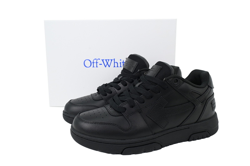【CP0MI】全黑 OFFWHITE低帮运动鞋 OWIA259C9 9LEA012 1010 FF-WHITE Out Of All Black