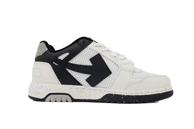 【CP0MI】白黑灰 OFFWHITE低帮运动鞋 OMIA243F 23LEA001 0110  Off-White Out of Office Slim 'White Black Speckled'