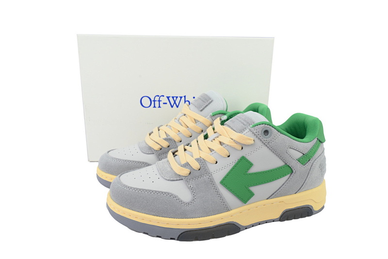 【CP0MI】浅灰绿 OFFWHITE低帮运动鞋 OMIA189S 24LEA011 0555 Off-White Out of Office Low Light Grayish Green