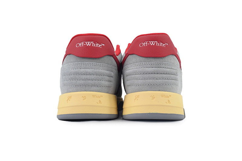 【CP0MI】灰红 OFFWHITE低帮运动鞋 OMIA189S 24LEA011 0525 Off-White Out of Office Low 'Light Grey Red'