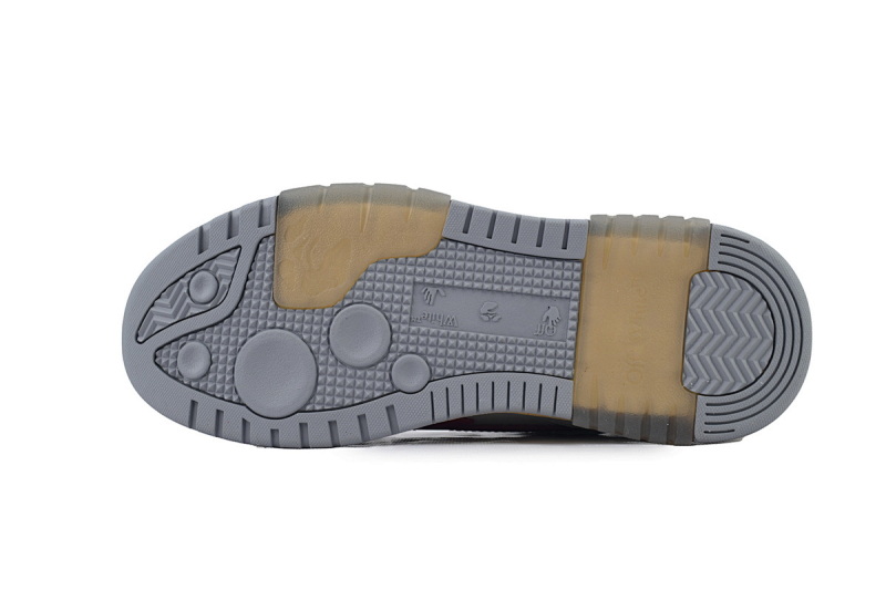 【CP0MI】灰红 OFFWHITE低帮运动鞋 OMIA189S 24LEA011 0525 Off-White Out of Office Low 'Light Grey Red'