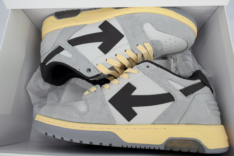 【CP0MI】灰棕白 OFFWHITE低帮运动鞋 OMIA189S 24LEA011 0511 Off-White Out of Office Low 'Light Grey Anthracite'