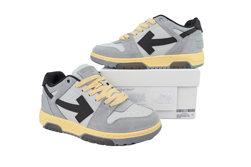 【CP0MI】灰棕白 OFFWHITE低帮运动鞋 OMIA189S 24LEA011 0511 Off-White Out of Office Low 'Light Grey Anthracite'
