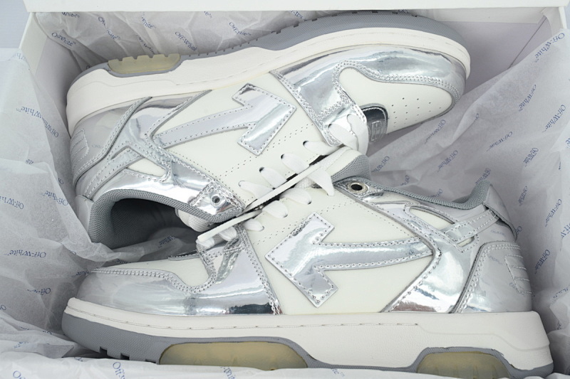 【CP0MI】银白色 OFFWHITE低帮运动鞋  OMIA189F 24LEA00E 0172  Off-White Out of Office 'White Silver'