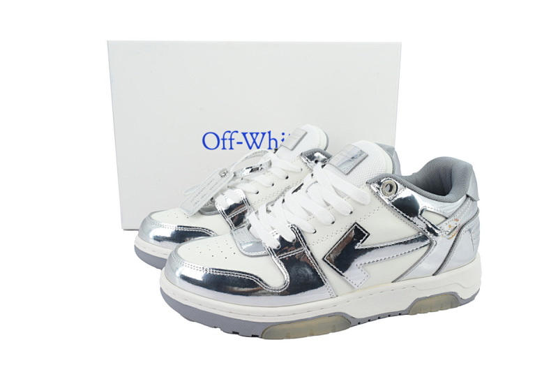 【CP0MI】银白色 OFFWHITE低帮运动鞋  OMIA189F 24LEA00E 0172  Off-White Out of Office 'White Silver'