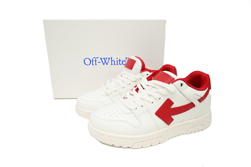 【CP0MI】龙年白红-66 OFFWHITE低帮运动鞋 OMIA189G 23LEA007 0125 FF-WHITE Out Of White White Red