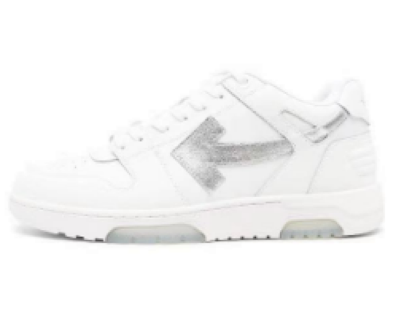 【CP0MI】白色银钩-65 OFFWHITE低帮运动鞋 OMIA189F 23LEA009 0172 FF-WHITE Out Of White White Black White Silver H