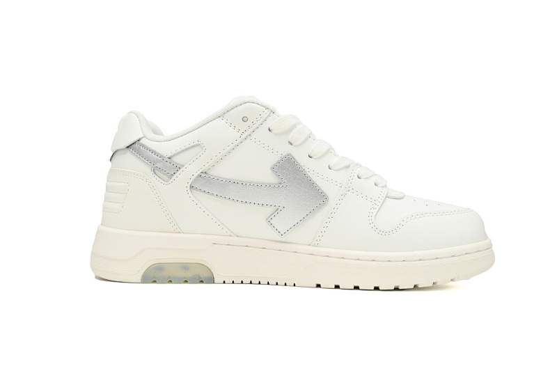 【CP0MI】白色银钩-65 OFFWHITE低帮运动鞋 OMIA189F 23LEA009 0172 FF-WHITE Out Of White White Black White Silver H