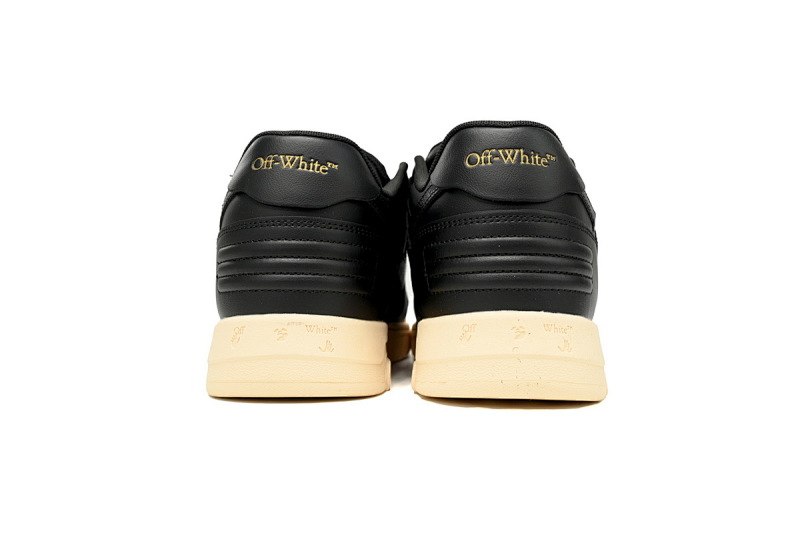 【CP0MI】黑色圆头-63 OFFWHITE低帮运动鞋 OMIA189F 23LEA001 1010 FF-WHITE Out Of White White Black Round Head