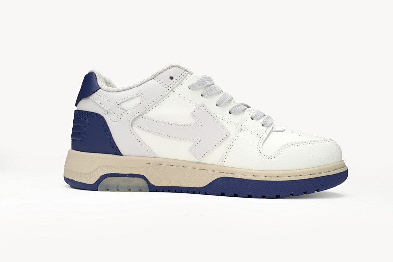 【CP0MI】白皮蓝尾-62 OFFWHITE低帮运动鞋 OMIA189F 23LEA005 0546 FF-WHITE Out Of White White and Blue Tail