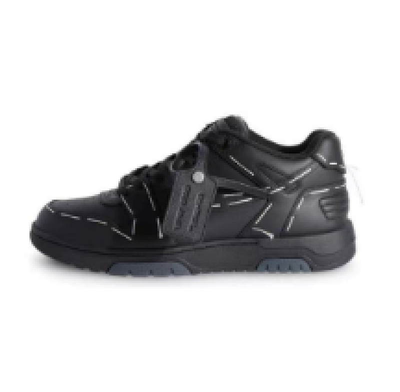 【CP0MI】黑色白线-60 OFFWHITE低帮运动鞋 OMIA189S 23LEA014 1010 FF-WHITE Out Of Black White Line