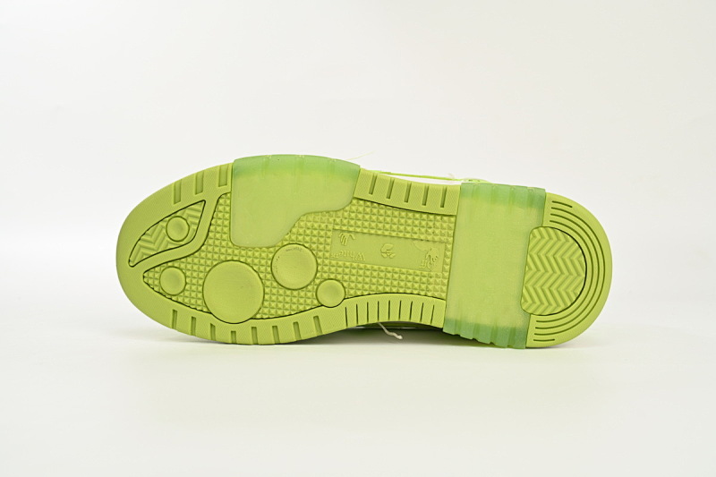 【CP0MI】绿白限定-58 OFFWHITE低帮运动鞋 OMIA189S 23LEA111 1111 FF-WHITE Out Of Green And White Limit