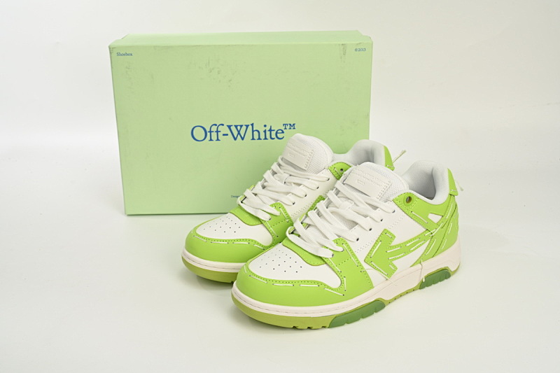 【CP0MI】绿白限定-58 OFFWHITE低帮运动鞋 OMIA189S 23LEA111 1111 FF-WHITE Out Of Green And White Limit