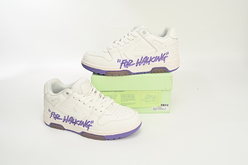 【CP0MI】白紫印花-51 OFFWHITE低帮运动鞋 OWIA259S 23LEA003 0136 FF-WHITE Out Of White Purple Printing