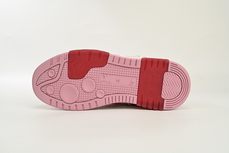 【CP0MI】粉白限定-56 OFFWHITE低帮运动鞋 OMIA189S 23LEA333 3333  FF-WHITE Out Of Pink And White Limit