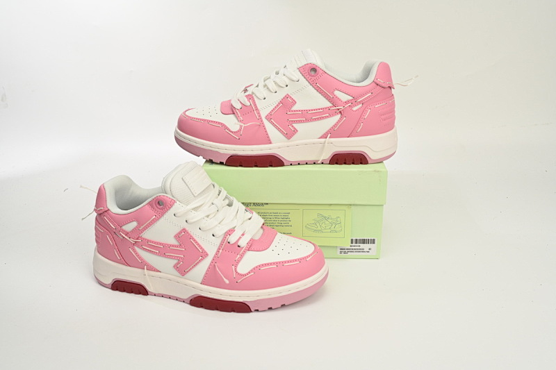 【CP0MI】粉白限定-56 OFFWHITE低帮运动鞋 OMIA189S 23LEA333 3333  FF-WHITE Out Of Pink And White Limit