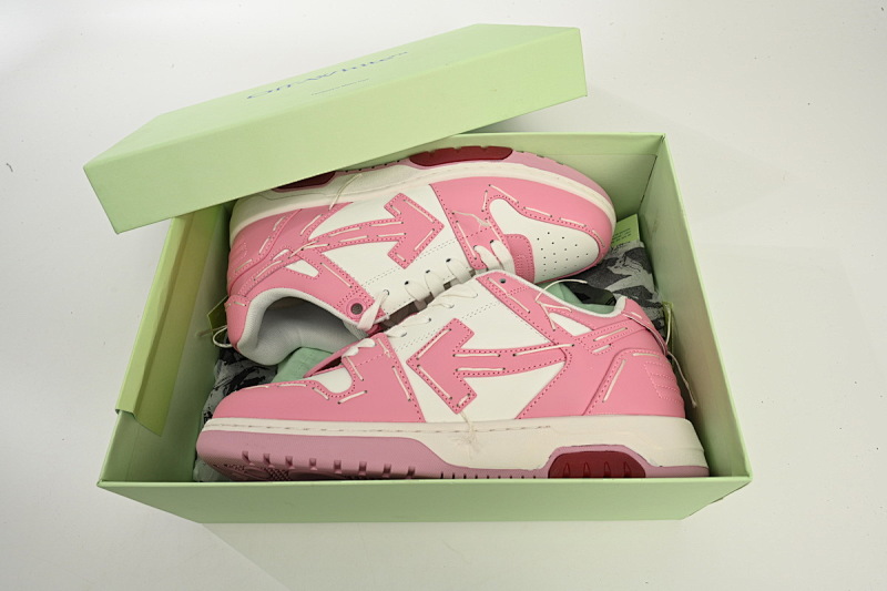 【CP0MI】粉白限定-56 OFFWHITE低帮运动鞋 OMIA189S 23LEA333 3333  FF-WHITE Out Of Pink And White Limit