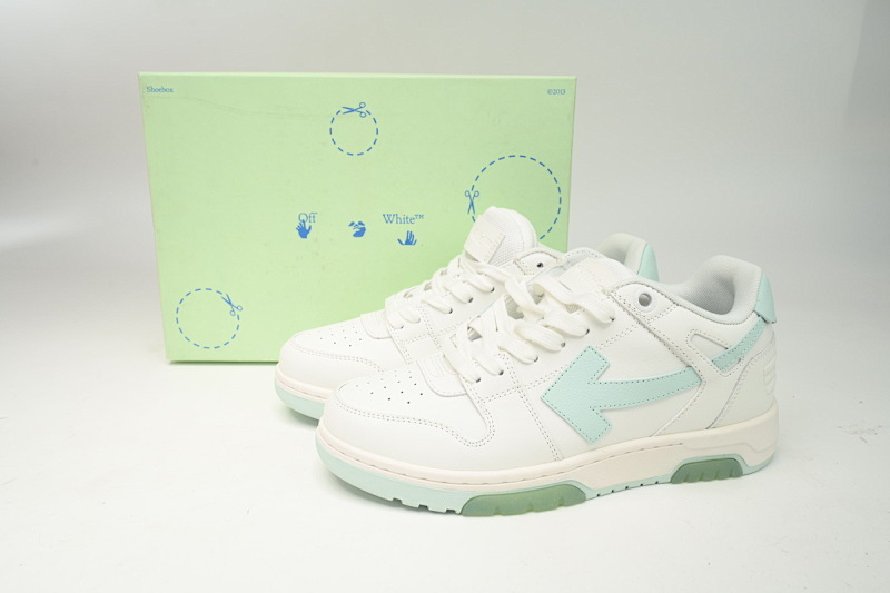 【CP0MI】白浅绿-53 OFFWHITE低帮运动鞋 OMIA89C 99LEA004 0151  FF-WHITE Out Of White Light Green
