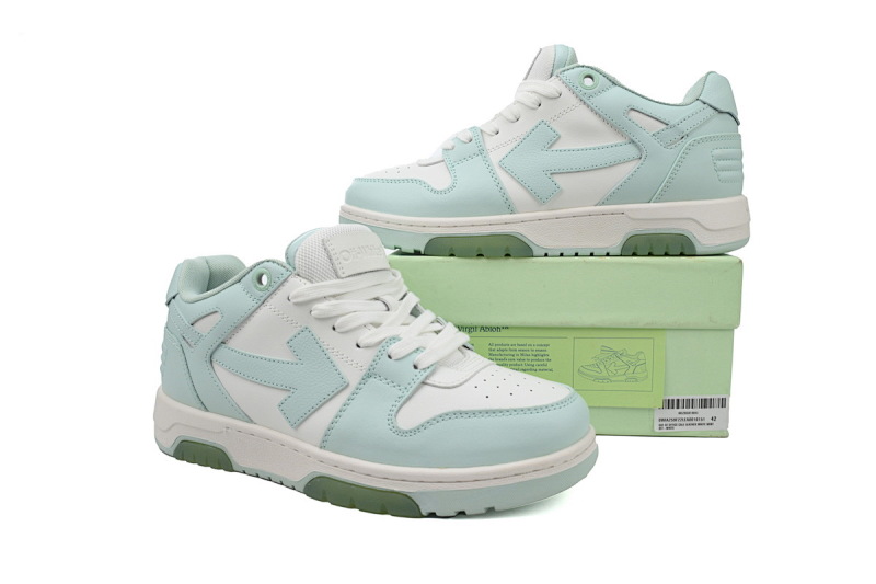 【CP0MI】浅绿白-52 OFFWHITE低帮运动鞋 OWIA259F 22LEA00 10151 FF-WHITE Out Of Light Green White