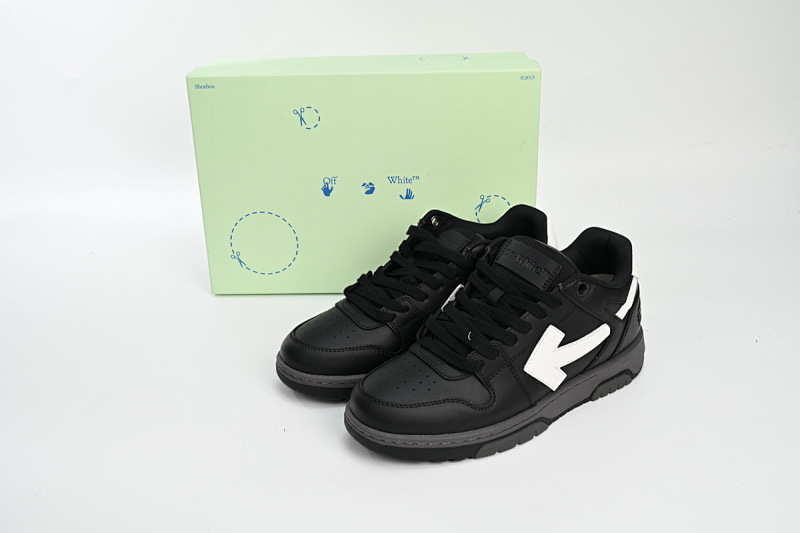 【CP0MI】黑皮白尾-50 OFFWHITE低帮运动鞋 OMIA18 9C99LEA00 41001 FF-WHITE Out Of Black Skin And White Tail
